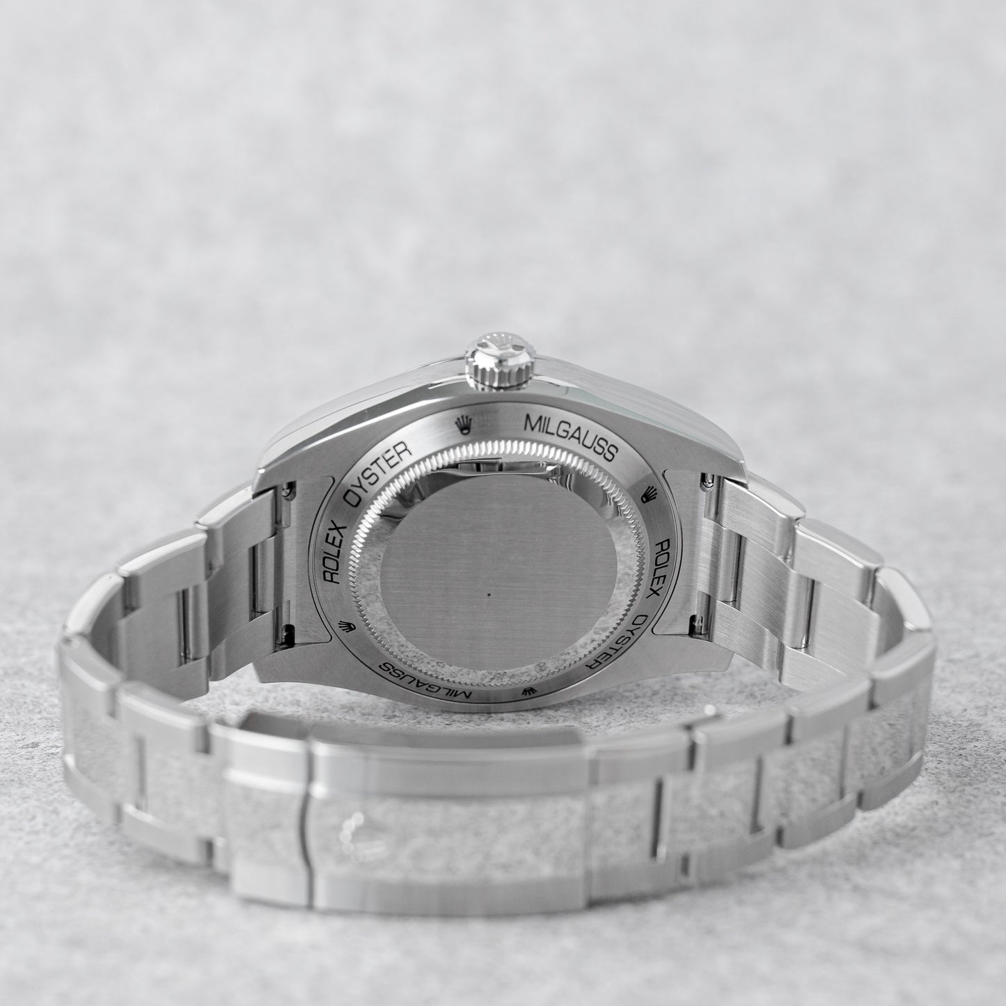 ROLEX MILGAUSS BLUE DIAL REF: 116400GV
