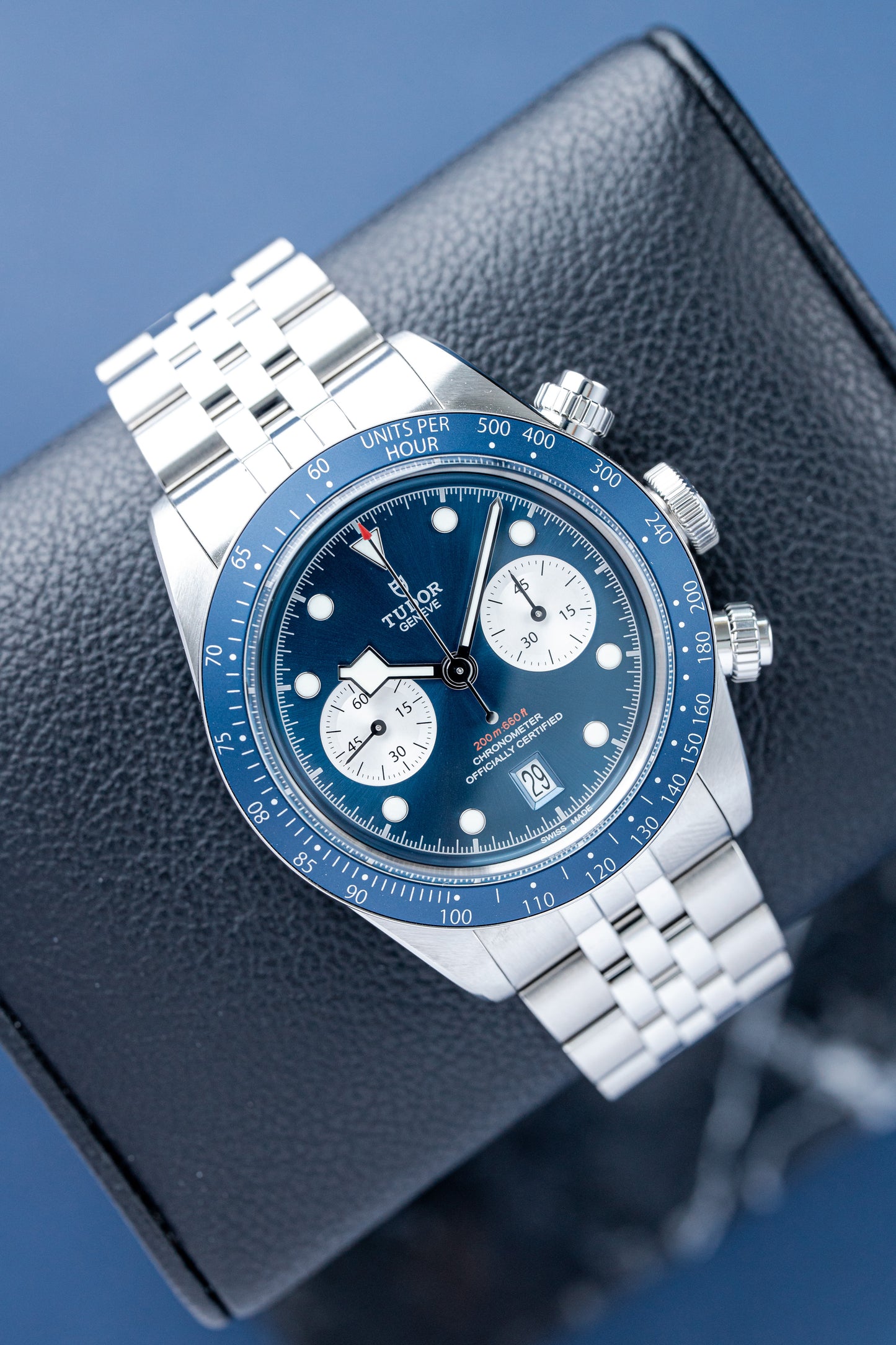 TUDOR BLACK BAY CHRONO "BLUE BOUTIQUE EDITION" REF: 79360B