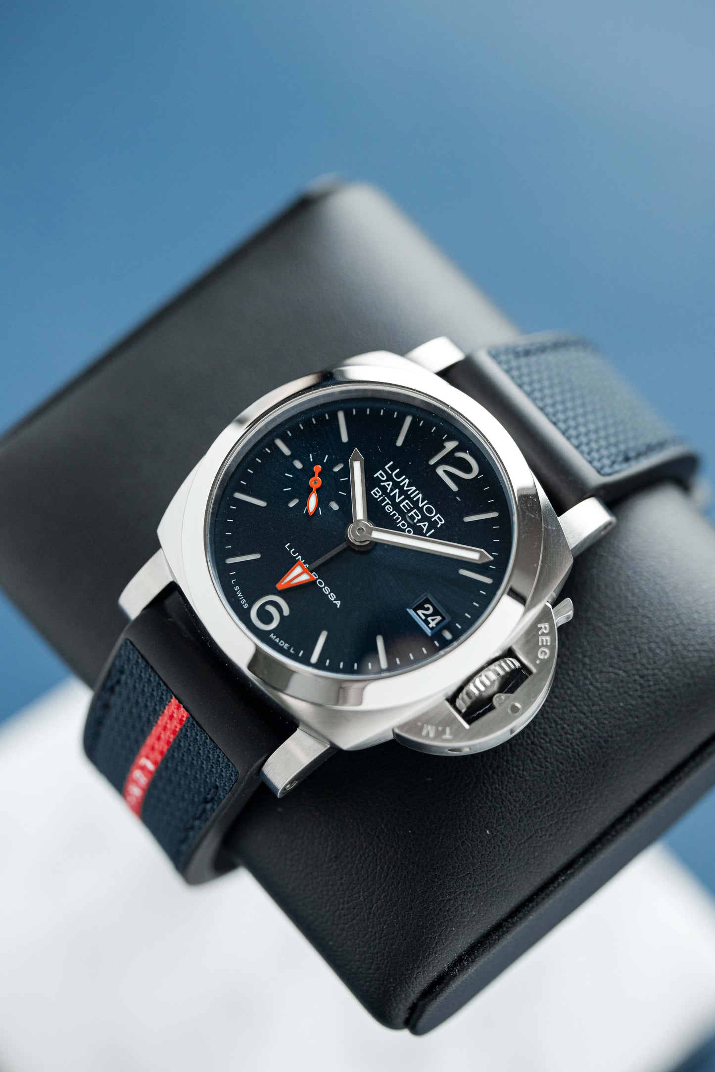PANERAI LUMINOR QUARANTA BITEMPO LUNA ROSSA REF: PAM01404