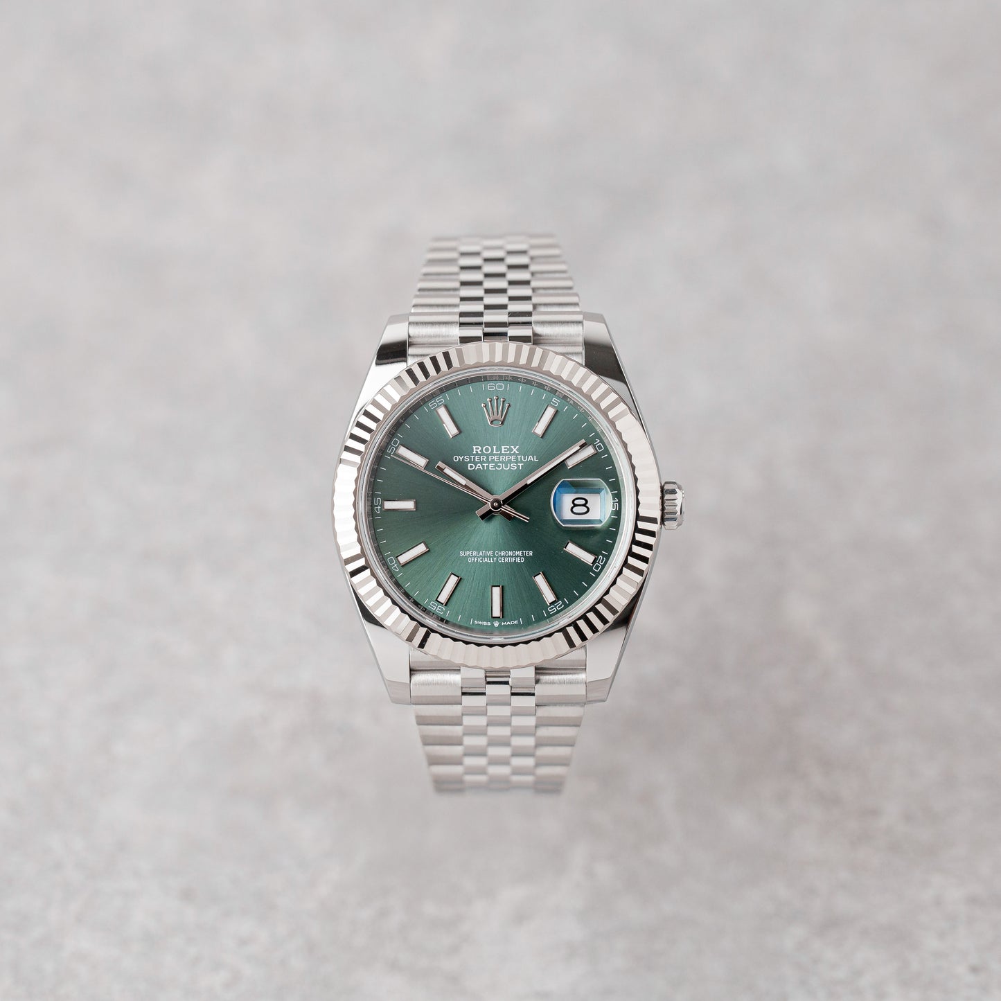 ROLEX DATEJUST 41 GREEN DIAL REF: 126334 (2024)
