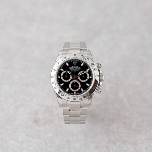 ROLEX DAYTONA "BLACK DIAL" NOS/STICKERS REF: 116520 (2009)
