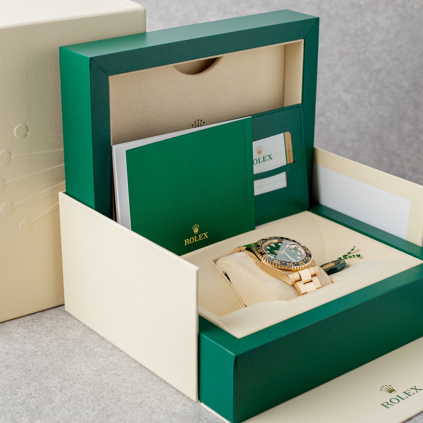 ROLEX GMT-MASTER II "GREEN MONEY" REF: 116718LN