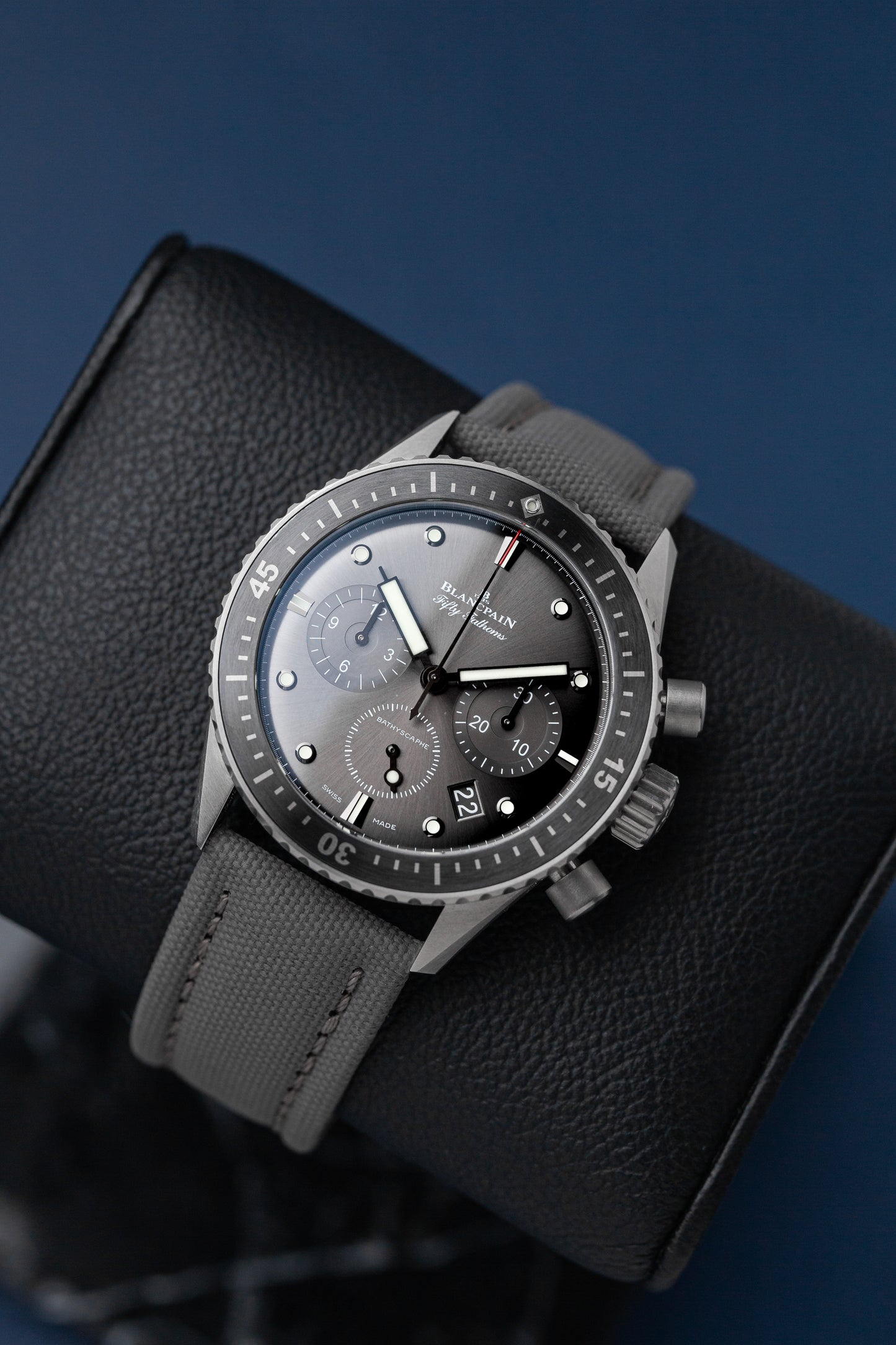 BLANCPAIN FIFTY FATHOMS Bathyscaphe Chronographe Flyback REF: 5200-1210-G52A