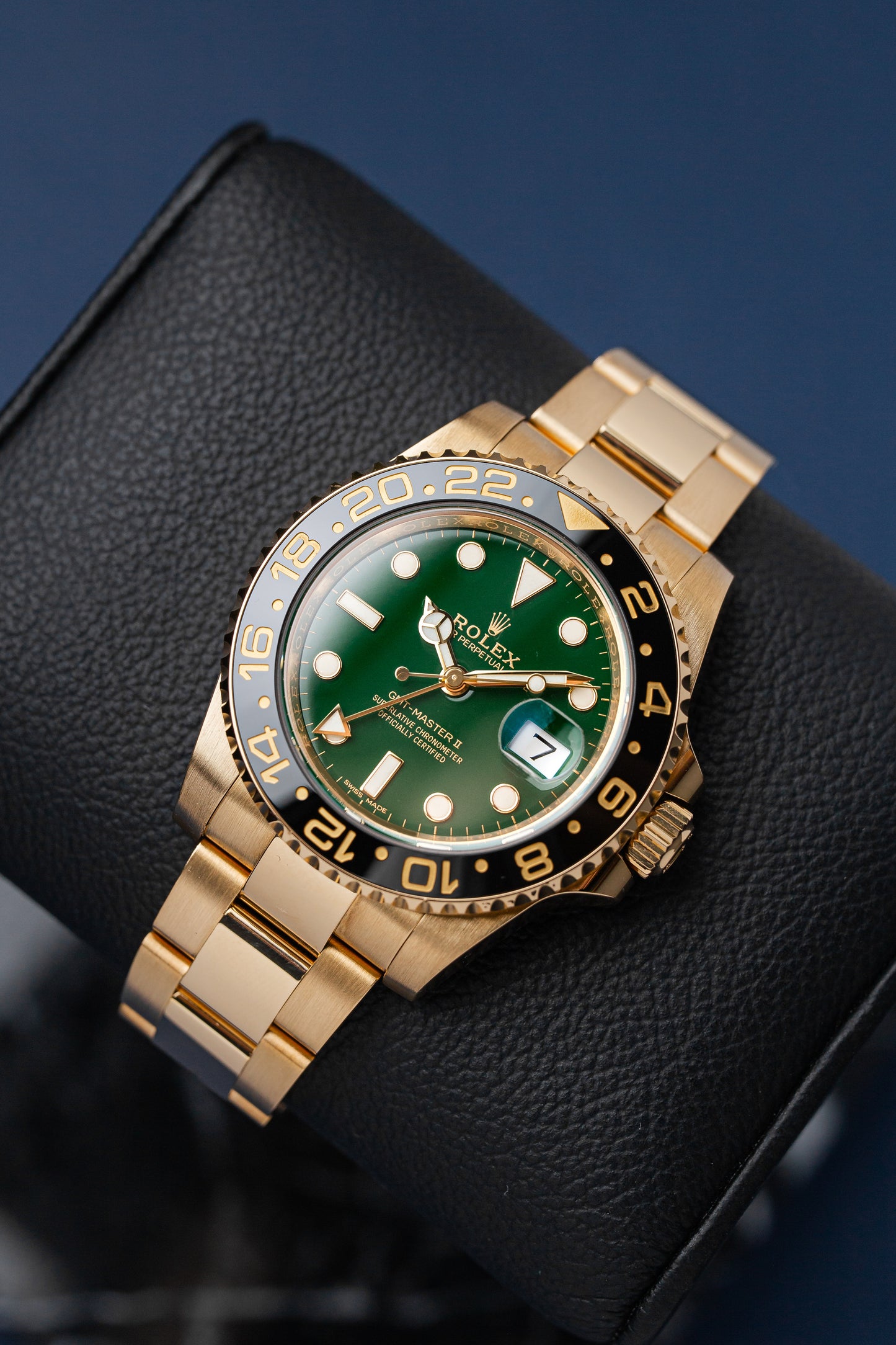 ROLEX GMT-MASTER II "GREEN MONEY" REF: 116718LN