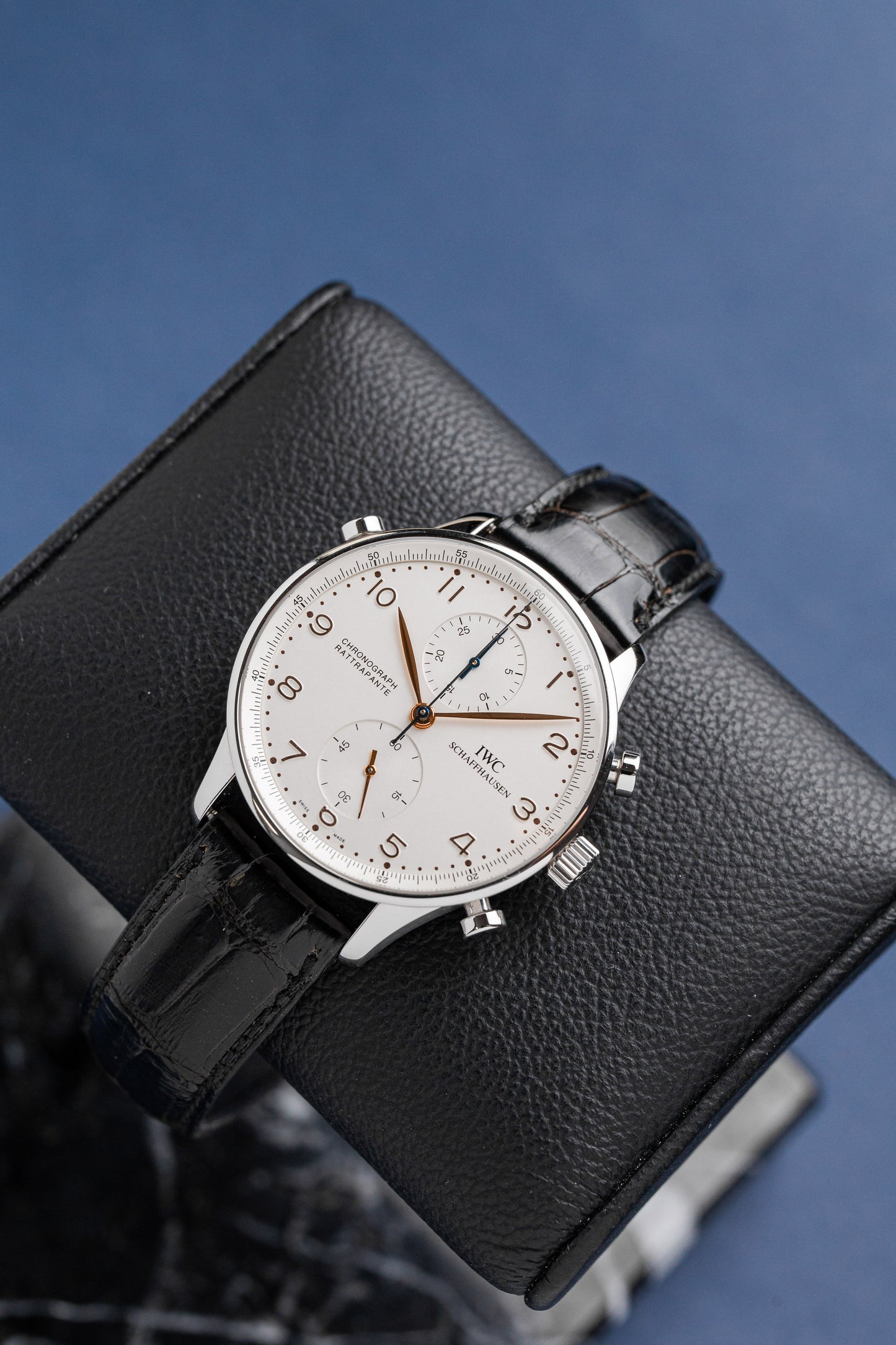 IWC PORTUGIESER CHRONOGRAPH RATTRAPANTE REF: IW3712 (NOS)