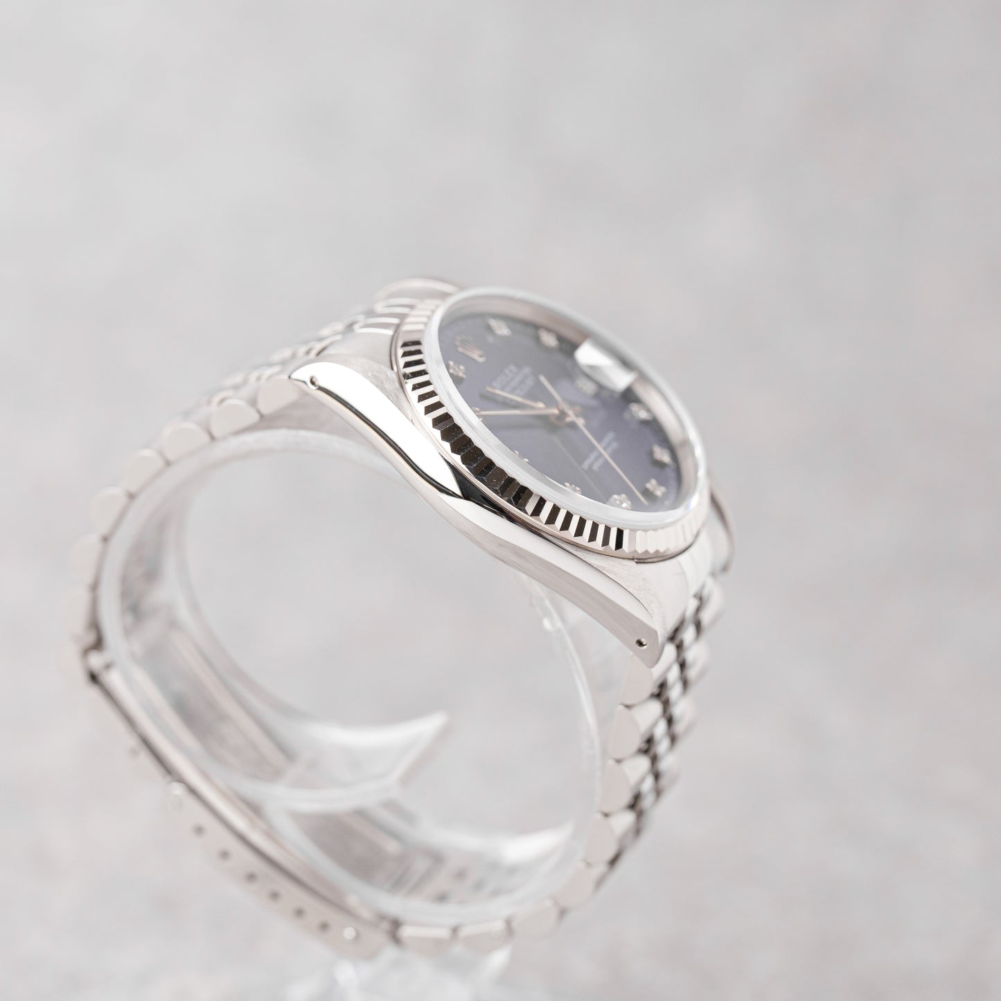 ROLEX DATEJUST 36 BLUE DIAMONDS DIAL REF: 16234 (1994)