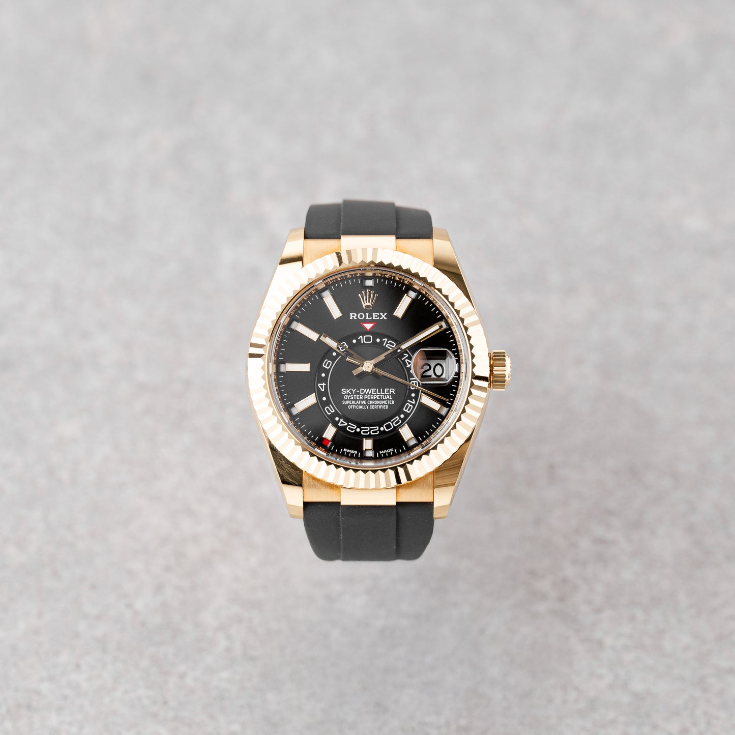 ROLEX SKY-DWELLER BLACK DIAL REF: 326238