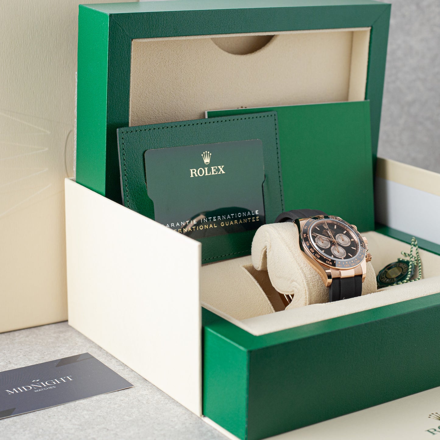 ROLEX DAYTONA BLACK DIAL REF: 126515LN