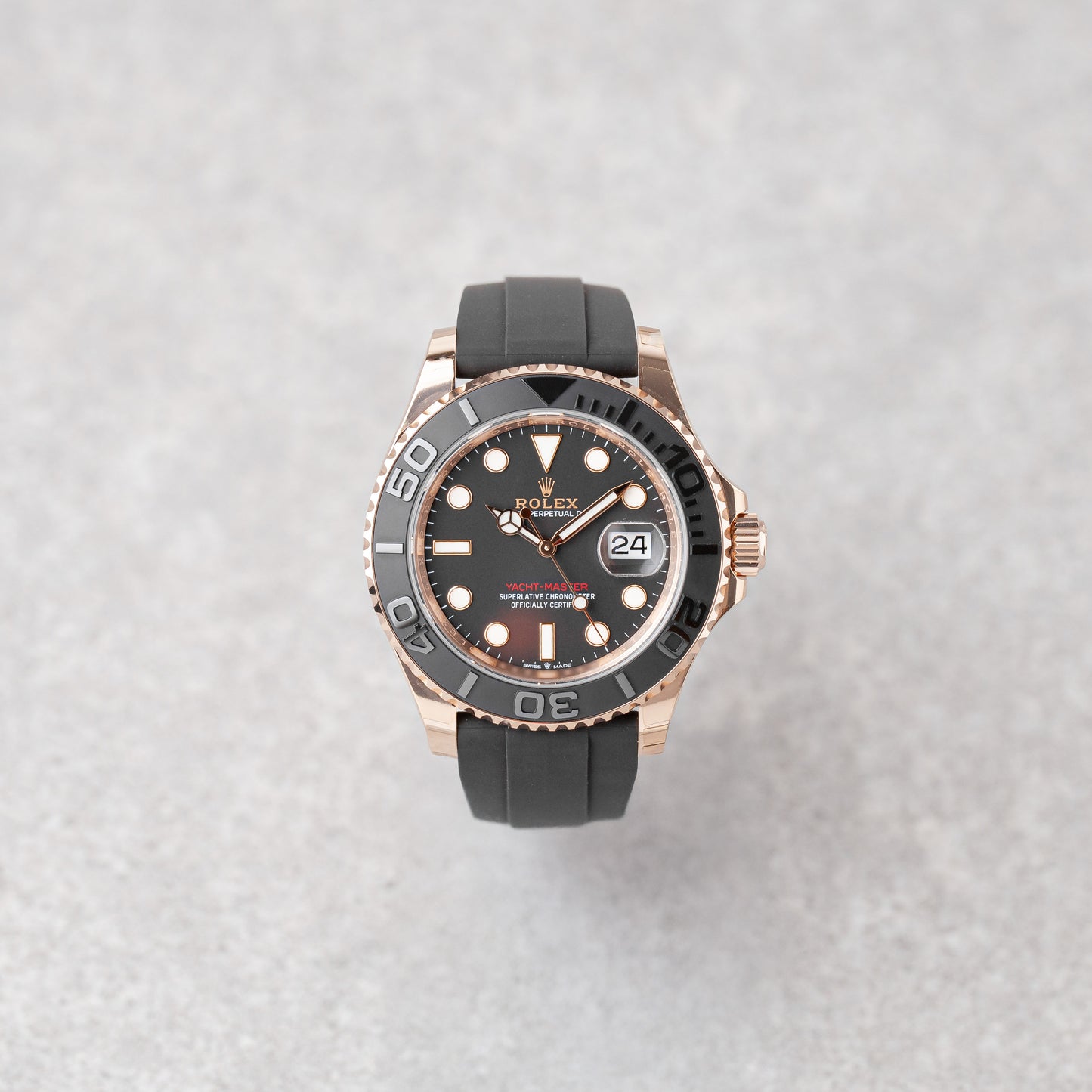 ROLEX YACHT-MASTER 40 EVEROSE GOLD REF: 126655 (2022)
