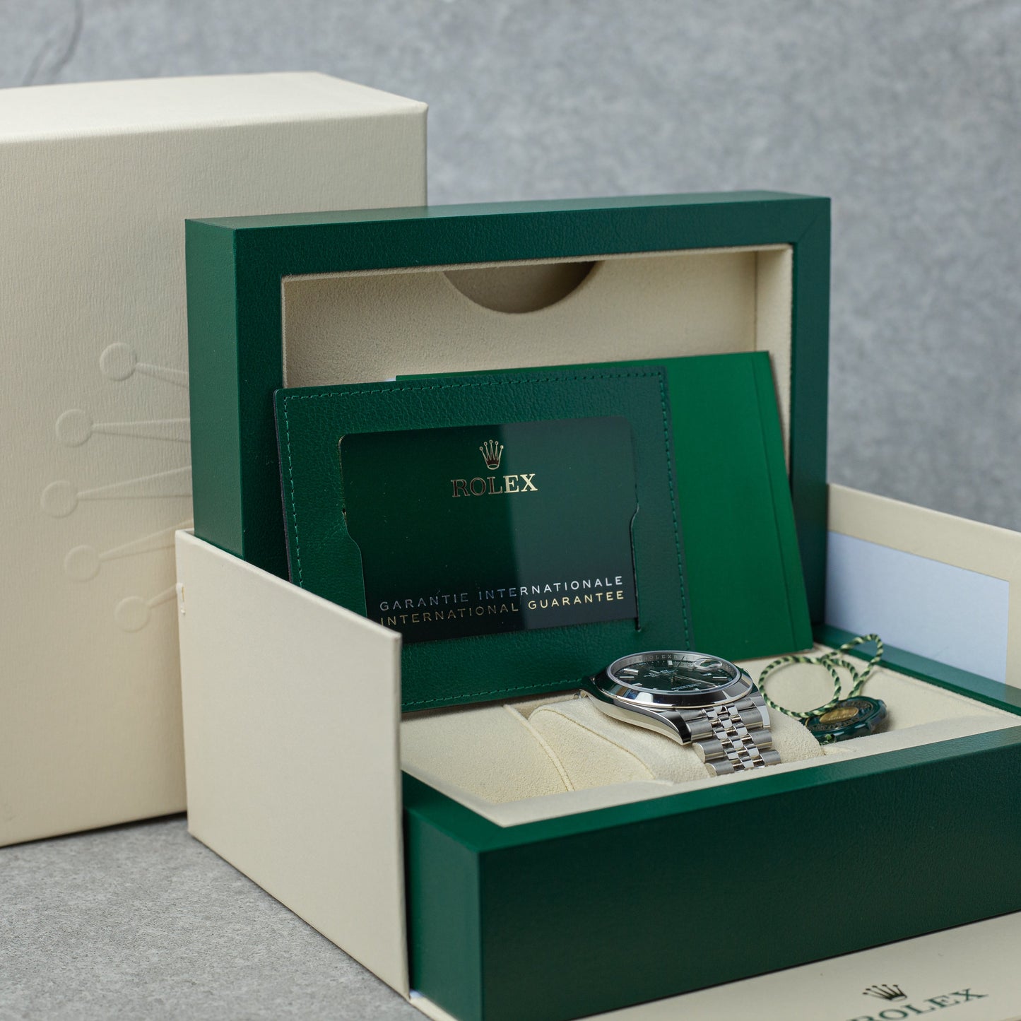 ROLEX DATEJUST 41 BLACK REF: 126300