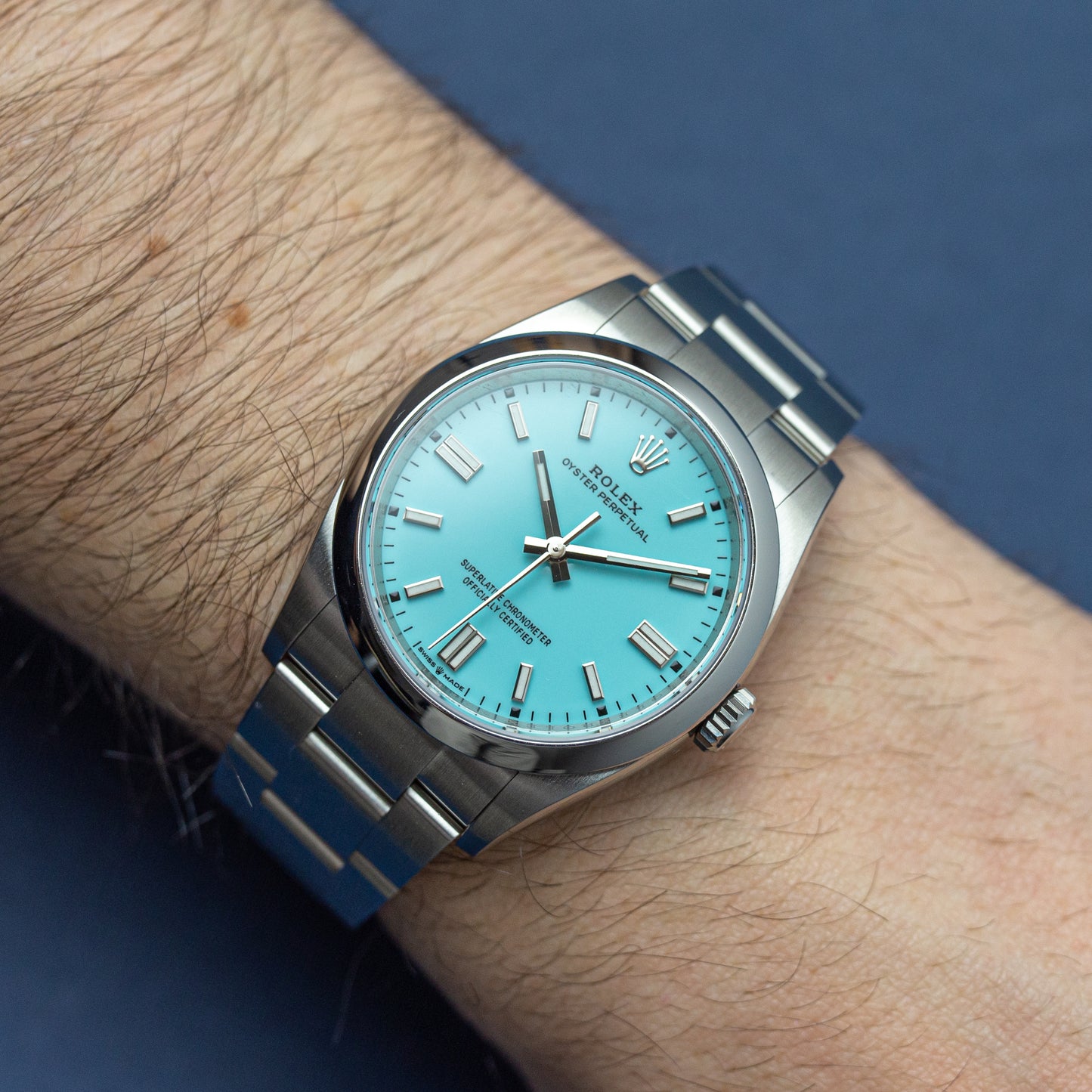 ROLEX OYSTER TIFFANY 36 ref:126000