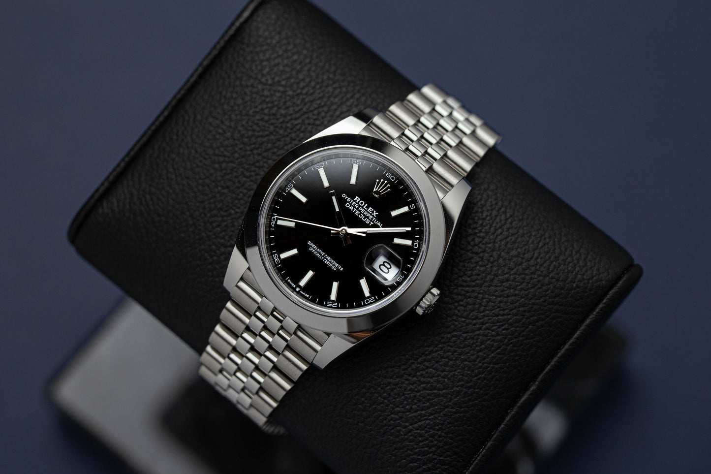 ROLEX DATEJUST 41 BLACK REF: 126300