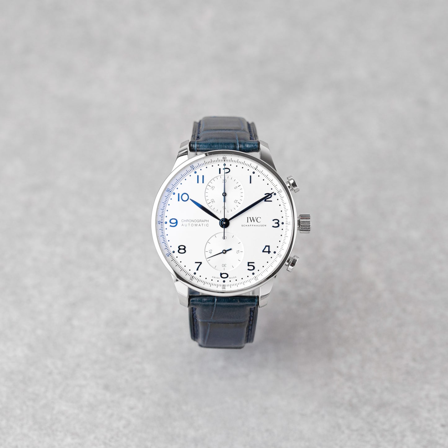 IWC PORTUGIESER CHRONOGRAPH WHITE DIAL REF: IW371605 (2022)