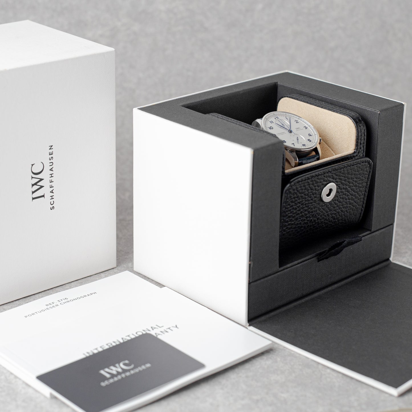IWC PORTUGIESER CHRONOGRAPH WHITE DIAL REF: IW371605 (2022)