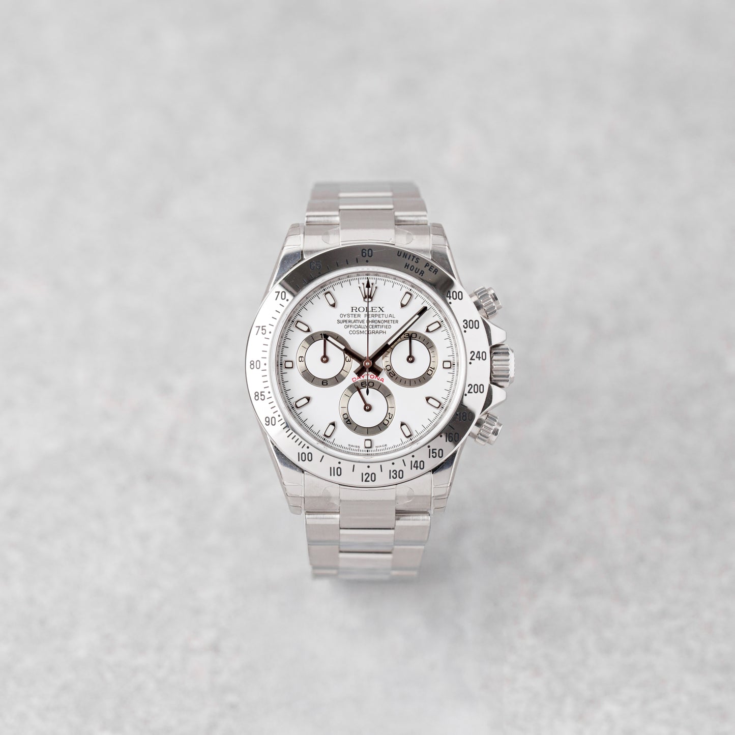 ROLEX DAYTONA "WHITE DIAL" REF: 116520 (NOS)