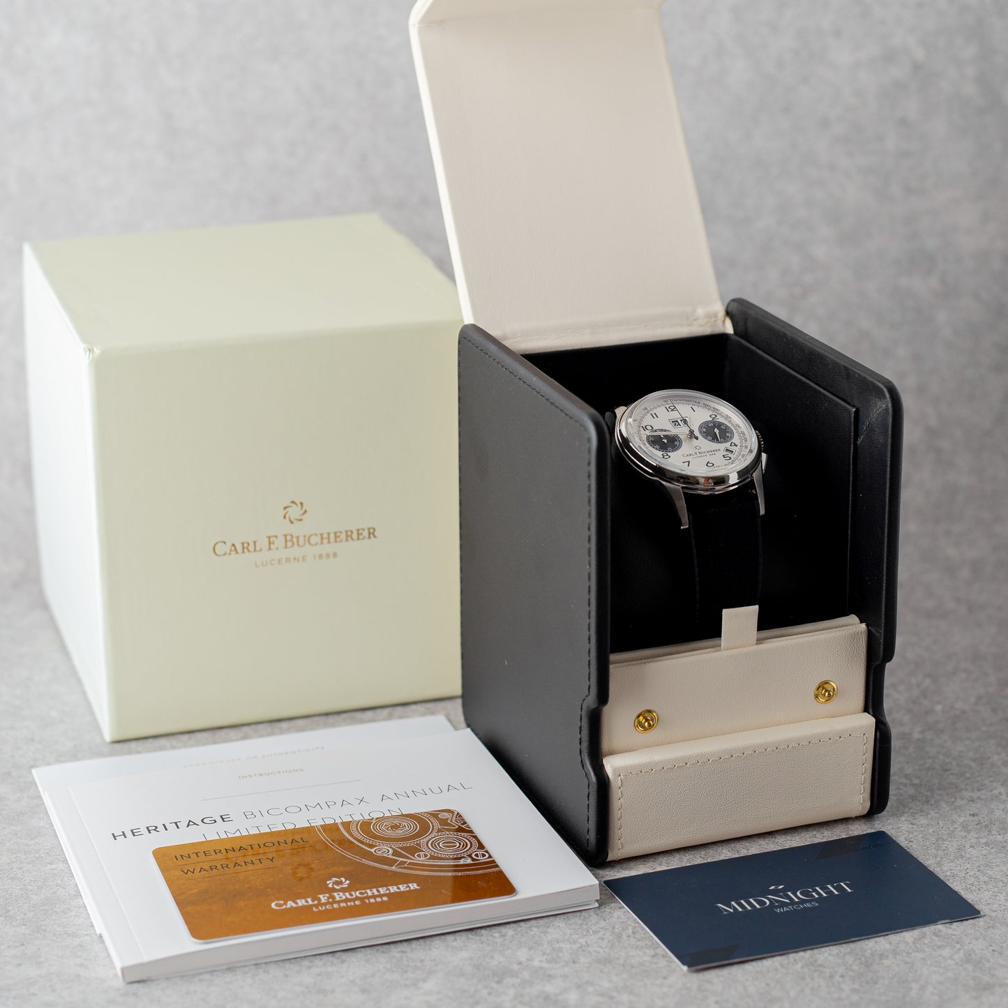 CARL F. BUCHERER HERITAGE BICOMPAX ANNUAL REF: 00.10803.08.12.01