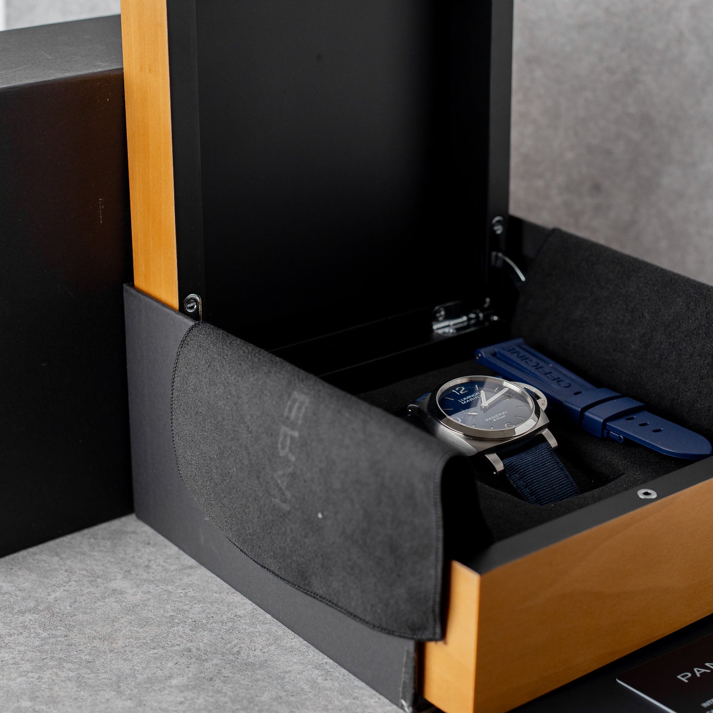 PANERAI LUMINOR MARINA ESTEEL BLU PROFONDO REF: PAM01157