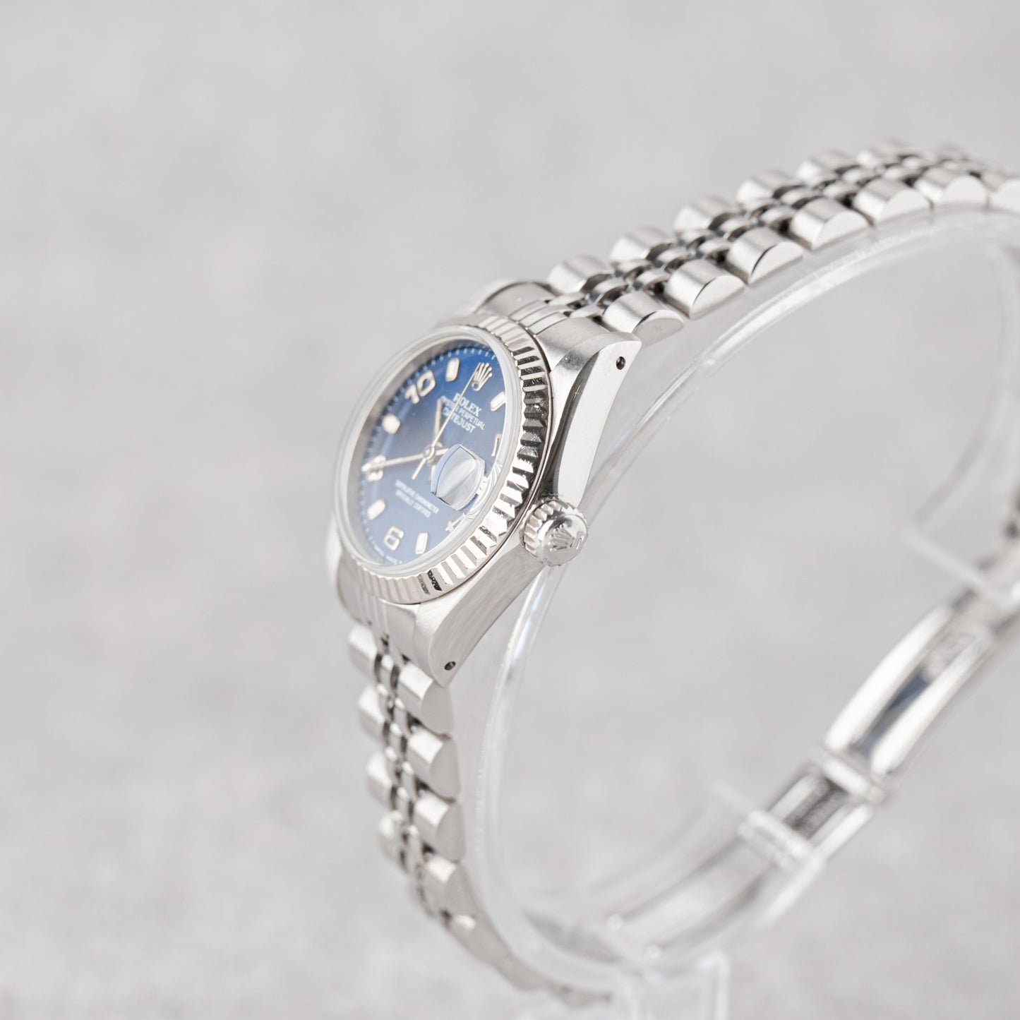 ROLEX LADY-DATEJUST 26 BLUE DIAL (RARE) REF: 69174