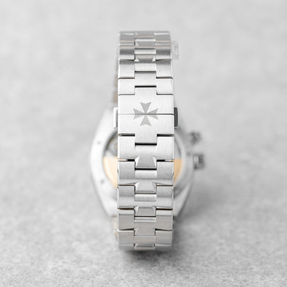 VACHERON CONSTANTIN OVERSEAS DUAL TIME SILVER REF: 7920V/210A-B333