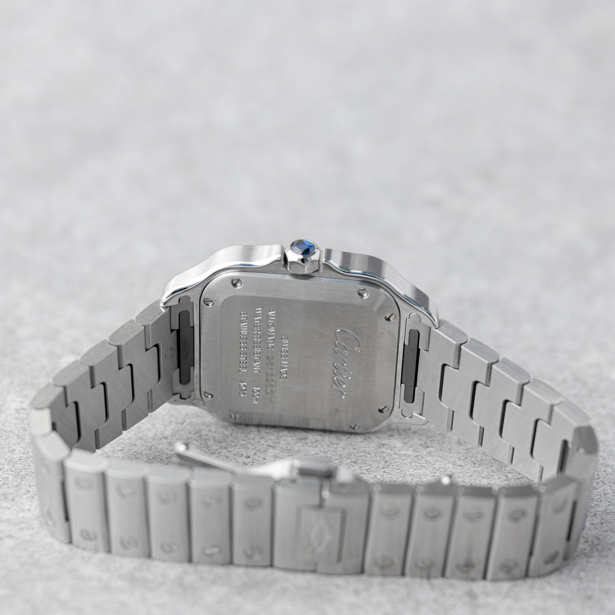 CARTIER SANTOS MEDIUM 'GREEN' REF: WSSA0061
