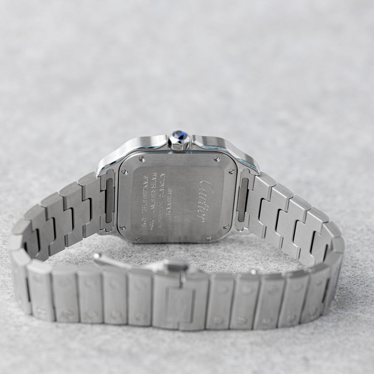 CARTIER SANTOS MEDIUM 'BLUE' REF: WSSA0063