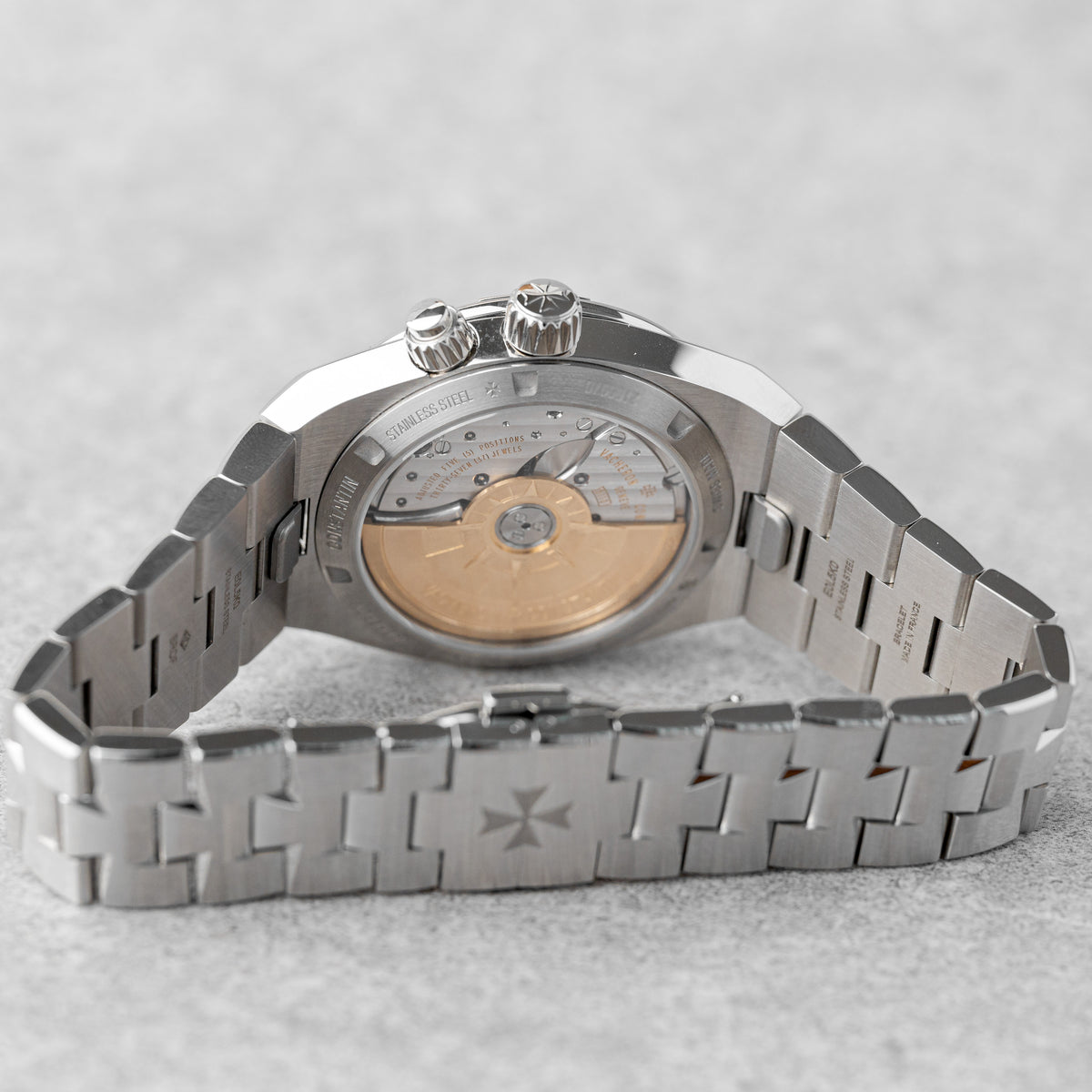 VACHERON CONSTANTIN OVERSEAS DUAL TIME SILVER REF: 7920V/210A-B333