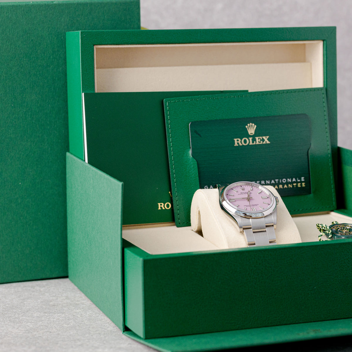 ROLEX OYSTER PERPETUAL 36 'CANDY PINK' REF: 126000