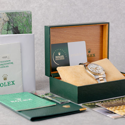 ROLEX DAYTONA 'ZENITH' WHITE DIAL REF: 16523