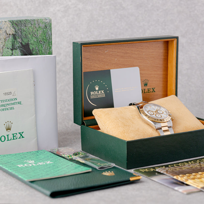 ROLEX DAYTONA 'ZENITH' WHITE DIAL REF: 16523