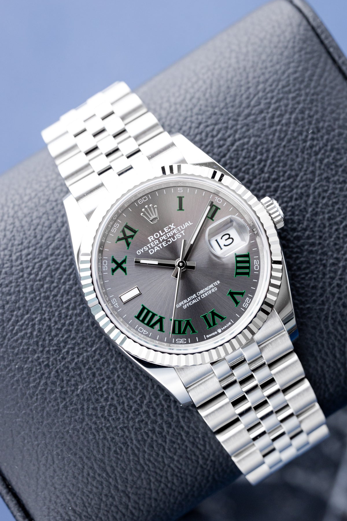ROLEX DATEJUST 36 WIMBLEDON DIAL REF: 126234