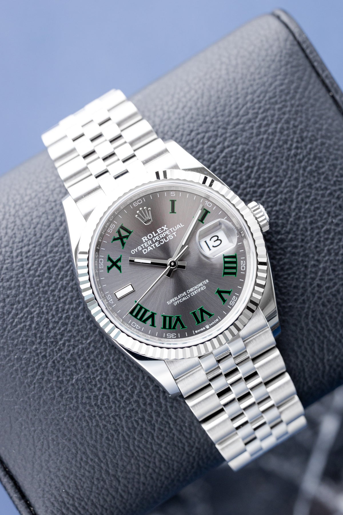 ROLEX DATEJUST 36 WIMBLEDON DIAL REF: 126234