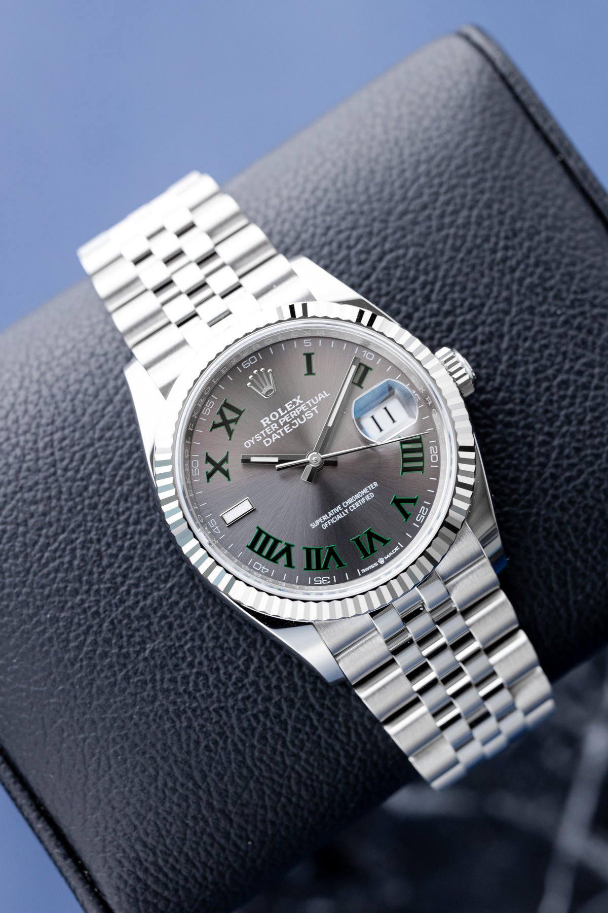ROLEX DATEJUST 36 WIMBLEDON DIAL REF: 126234