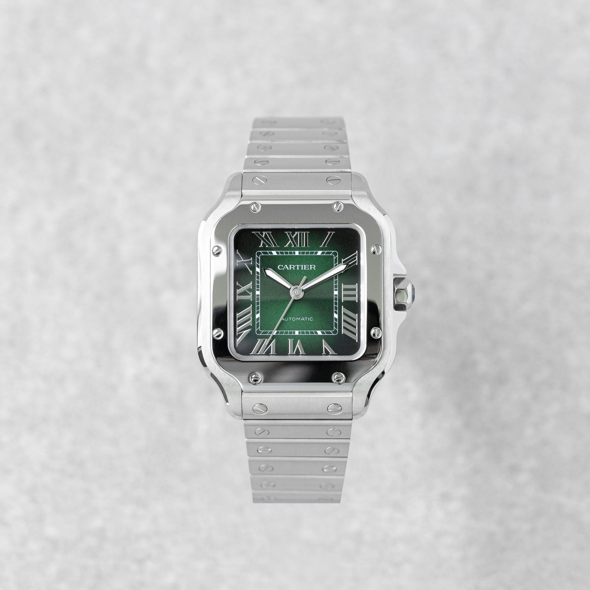 CARTIER SANTOS MEDIUM 'GREEN' REF: WSSA0061