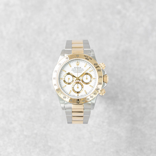 ROLEX DAYTONA 'ZENITH' WHITE DIAL REF: 16523