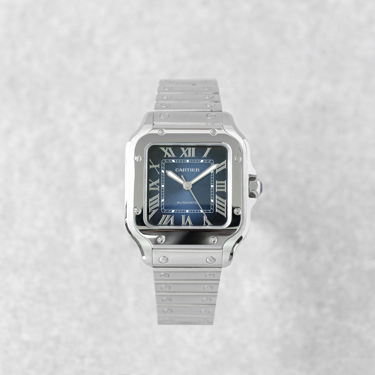 CARTIER SANTOS MEDIUM 'BLUE' REF: WSSA0063