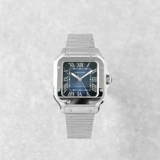 CARTIER SANTOS MEDIUM 'BLUE' REF: WSSA0063
