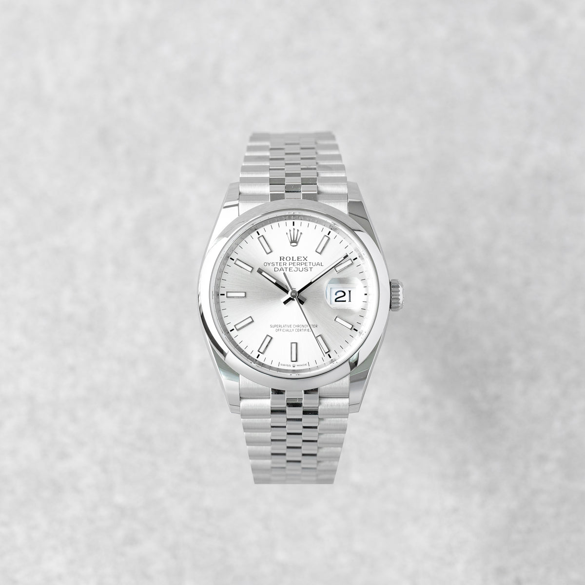 ROLEX DATEJUST 36 SILVER JUBILEE REF: 126200