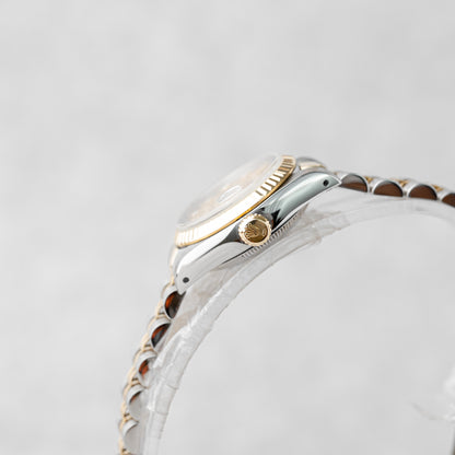 ROLEX LADY-DATEJUST 26 'CHAMPAGNE DIAMOND DIAL' REF: 69173