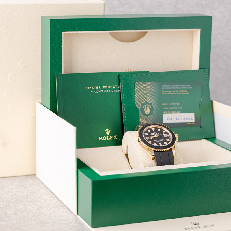 ROLEX YACHT-MASTER 42 YELLOW GOLD REF: 226658