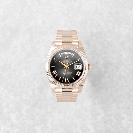 ROLEX DAY-DATE 40 PRESIDENT "SLATE GREY OMBRE" REF: 228235