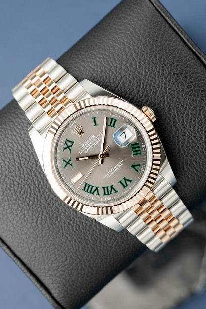 ROLEX DATEJUST 41 WIMBLEDON REF: 126331 (2021)