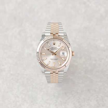 ROLEX DATEJUST 41 SUNDUST DIAL REF: 126331