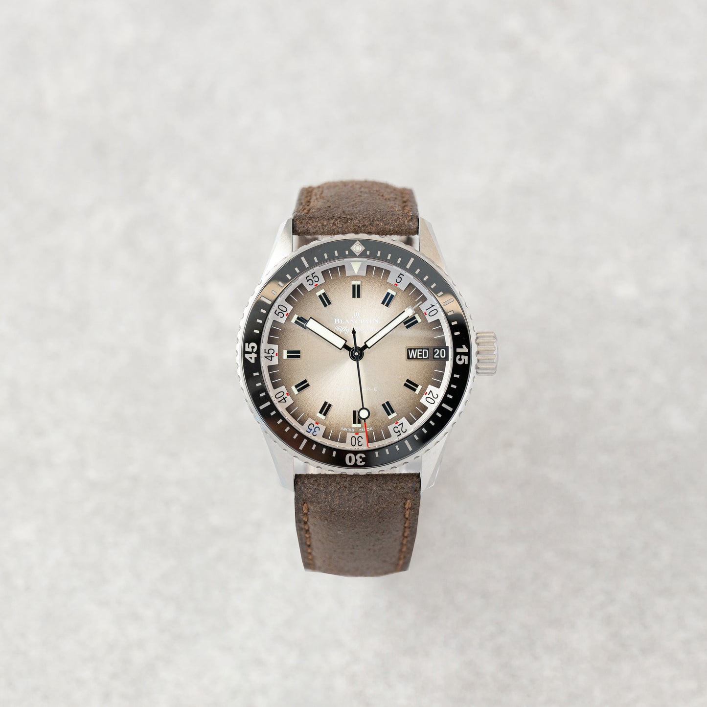 BLANCPAIN FIFTY FATHOMS BATHYSCAPHE JOUR DATE 70' REF: 5052-1110-63A