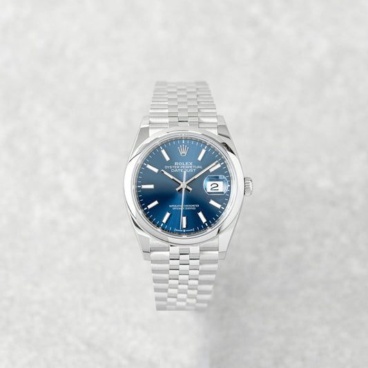 ROLEX DATEJUST 36 BLUE JUBILEE REF: 126200