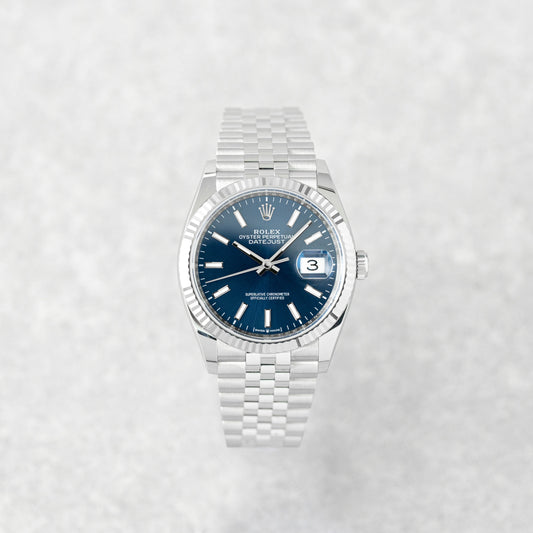 ROLEX DATEJUST 36 BLUE DIAL REF: 126234