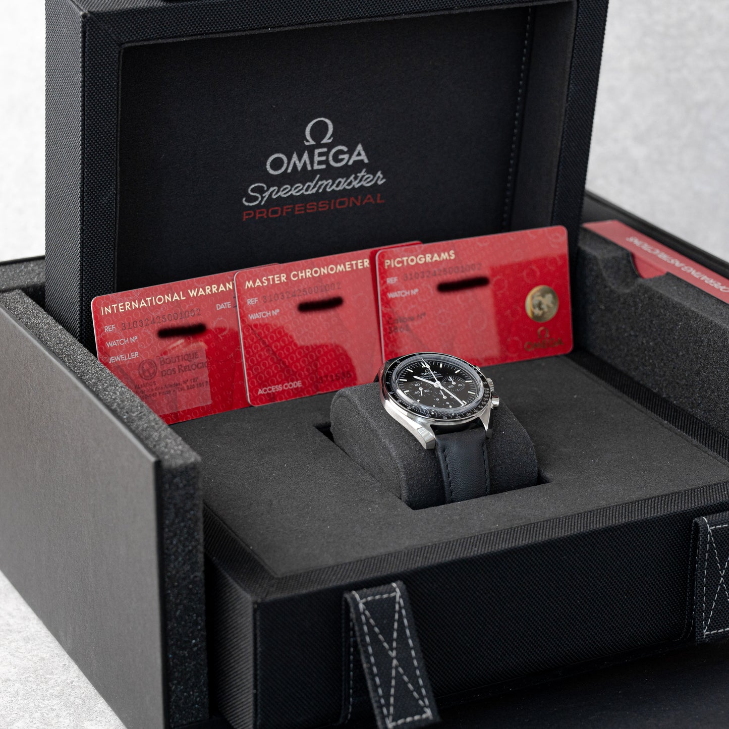 OMEGA SPEEDMASTER MOONWATCH SAPPHIRE REF: 310.32.42.50.01.002