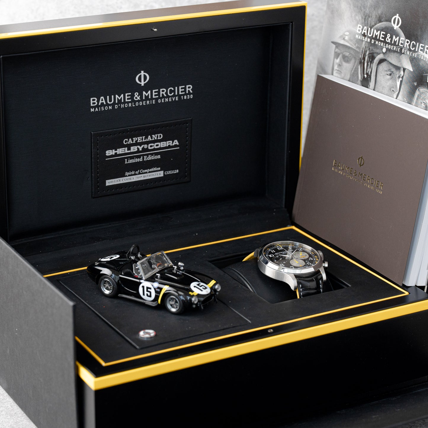 BAUME & MERCIER CAPELAND SHELBY COBRA EDITION 1963 REF: M0A10282