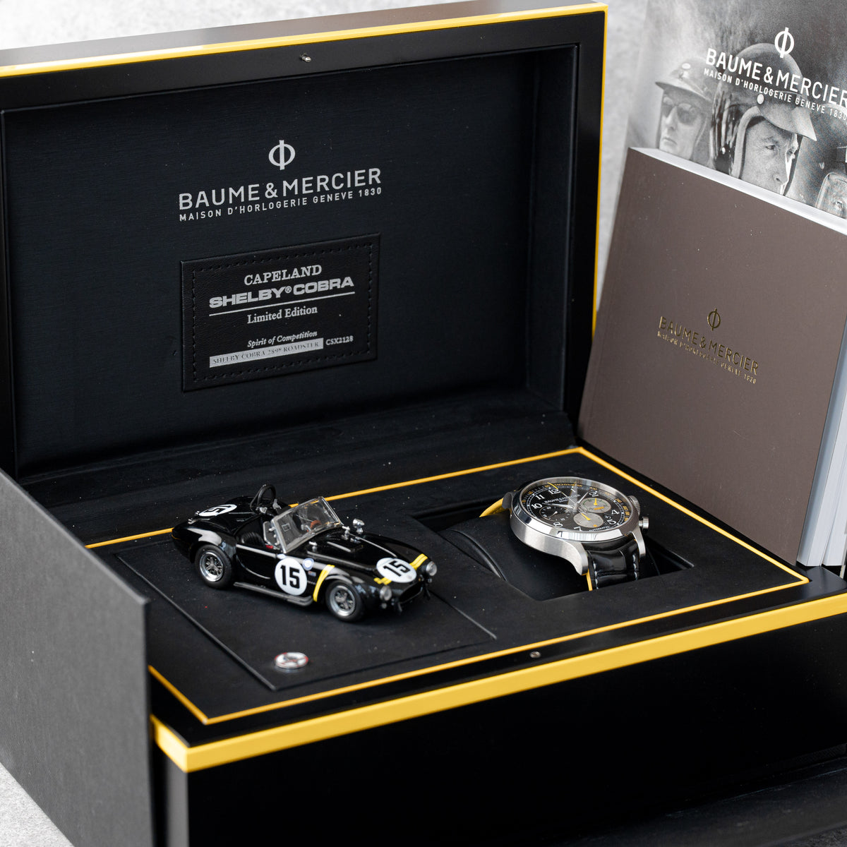 BAUME & MERCIER CAPELAND SHELBY COBRA EDITION 1963 REF: M0A10282