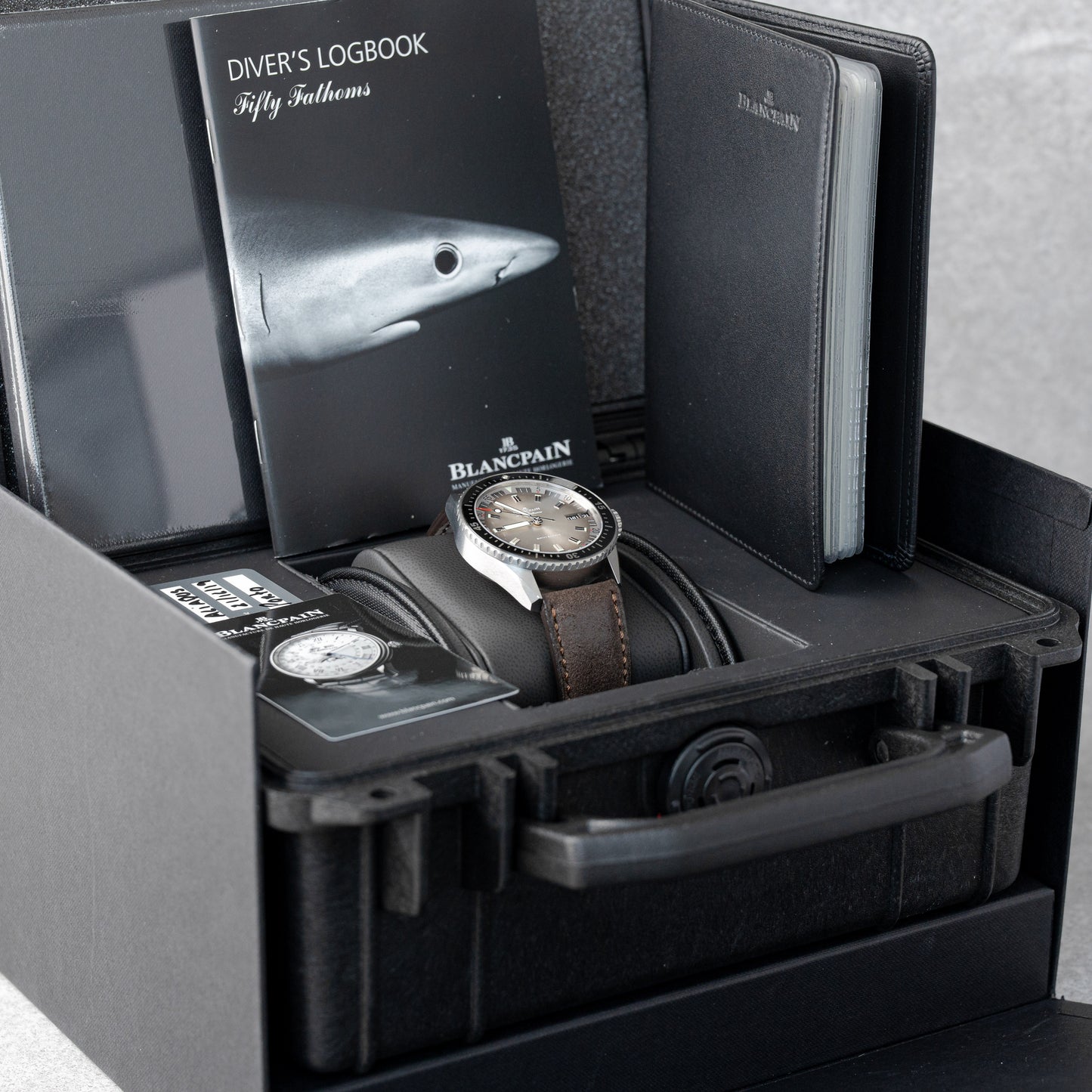 BLANCPAIN FIFTY FATHOMS BATHYSCAPHE JOUR DATE 70' REF: 5052-1110-63A
