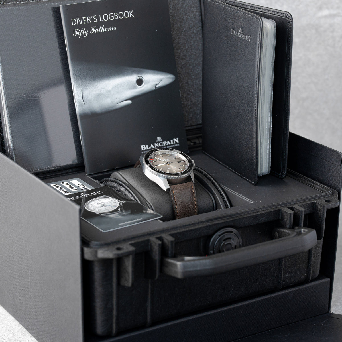 BLANCPAIN FIFTY FATHOMS BATHYSCAPHE JOUR DATE 70' REF: 5052-1110-63A